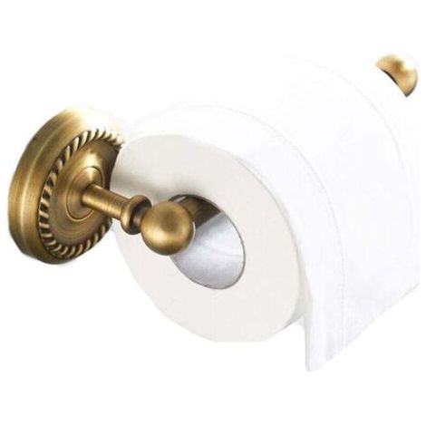 Antiker, Goldbronzener, Wandmontierter Toilettenpapierhalter 207,2 Cm, Retro-badezimmerrollenhalter Mit Handyhalterung.