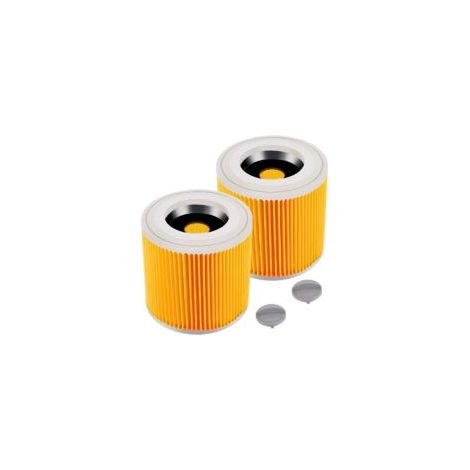 2er-pack Filterkartuschen Für Kärcher Staubsauger Wd3 Premium, Wd2, Wd3, Wd3p, Mv2, Mv3 – Wd3-filter – Ersatzfilter Für Kärcher Staubsauger 6.414-552.0/64145520