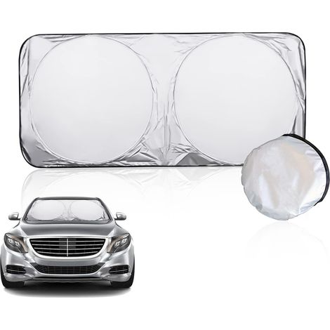 Bdd 1 Auto-frontscheiben-sonnenschutz 150 X 85 Cm, Faltbarer Innenraum-sonnenschutz, Wärmedämmung Und Uv-schutz, Geeignet Für Die Meisten Fahrzeuge.