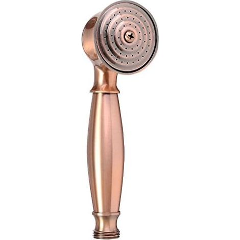 Retro-handbrausekopf Aus Kupfer, Rot-bronze