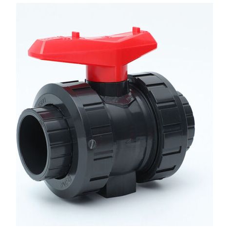 Ulisem I 50 Mm I 1 1/2 Pvc-kugelhahn Für Fittings Und Klebefittings I Absperrventil I Pvc-rohrverschraubung I Kugelhahn Für Den Schwimmbadbau