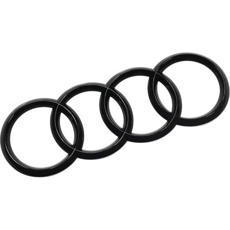 Audi 8w9071802 Ringe Black Edition, Emblem, Black Line Logo, Schwarz