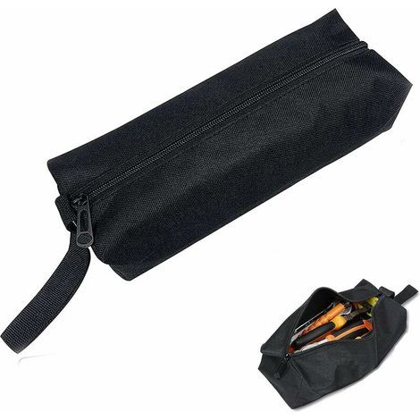Robuste Werkzeugtasche, Vielseitige Tragetasche, Leere Werkzeugkastentaschen, Tragbare Tragetaschentaschen, Tragbare Werkzeugtasche Aus Segeltuch, Für Tragbaren Handwerkzeughalter - 2578,5 Cm (schwarz