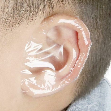 100 Stück Wasserdichte Baby-ohraufkleber, Ohrenschutz Für Babys Beim Schwimmen