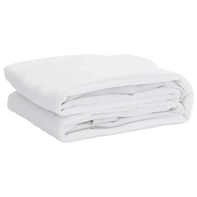 vidaXL Matratzenschoner Weiß 140x220 cm Wasserdicht 4100178