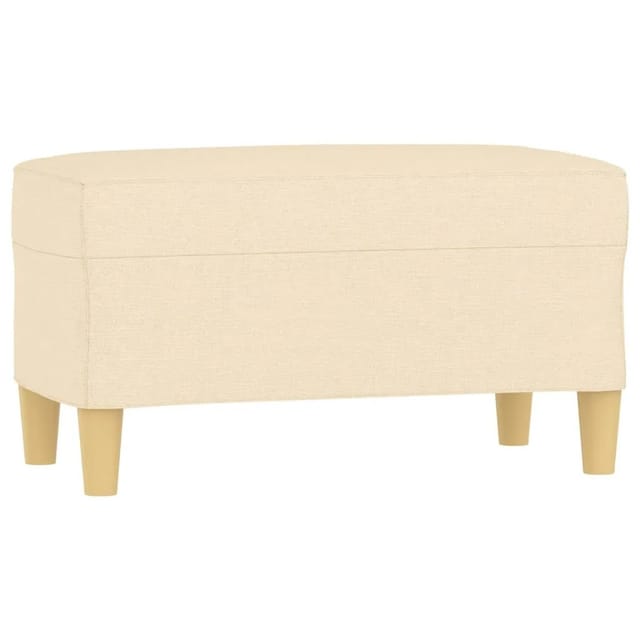 vidaXL Sitzbank Creme 70x35x41 cm Stoff 349369