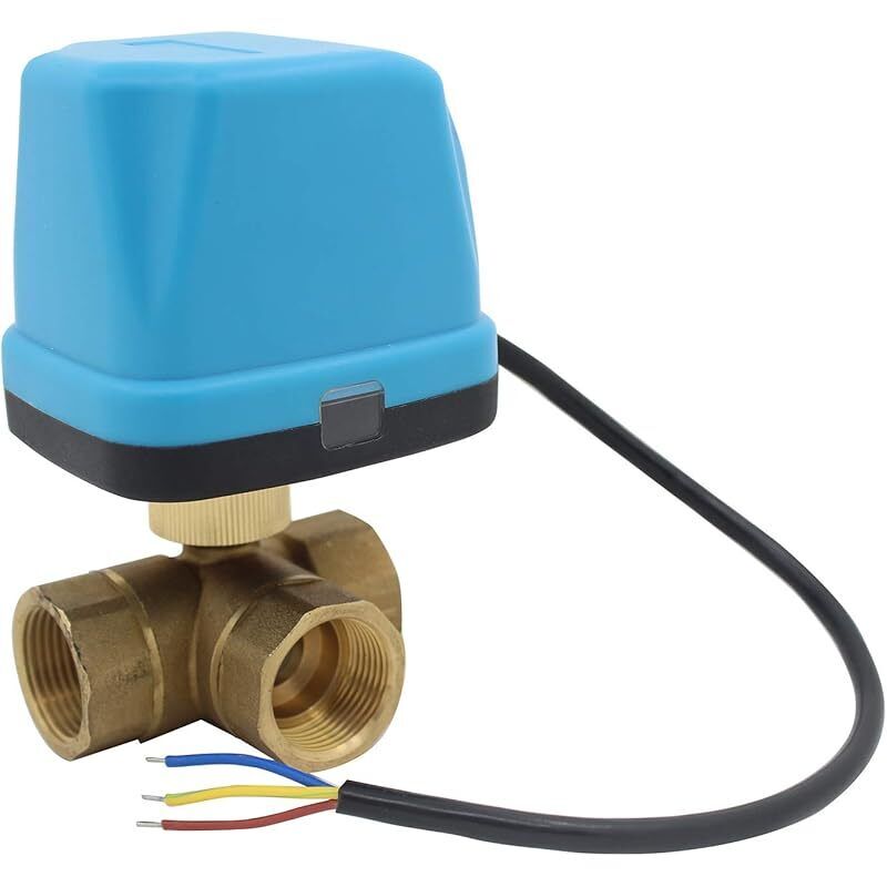 3-wege-motorventil 220 V Motormagnetventil 220 V Kugelhahn 1/2 3/4 1 1-1/4 1-1/2 Zoll (dn20 3/4 Zoll)