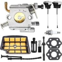 Vergaser Ms200 Für Stihl Ms200, Ms200t, 020t, 020 Kettensäge, Teilenummer C1q-s126b (ersetzt 1129, 120, 0653), Inklusive Luftfilter, Zündkerze Und Kraftstoffleitung