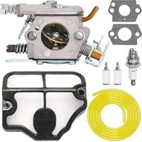 Wt-834 Vergaser Für Husqvarna 36, 41, 136, 137, 137e, 141, 142, 141le, 142e Kettensägen, Walbro Wt-657, Wt-529, Wt-289, Wt-285, Wt-202, Zama C1q-w29e Mit Luftfilter, Zündkerze Und Kraftstofffilter