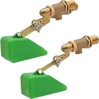 2-teiliges 1/2"-messingventilset Mit Schwimmendem Kunststoffventil Zur Tankmontage, Schwimmendes Kugelventil Mit Verstellbarem Arm Für Aquarium Und Schafstränke