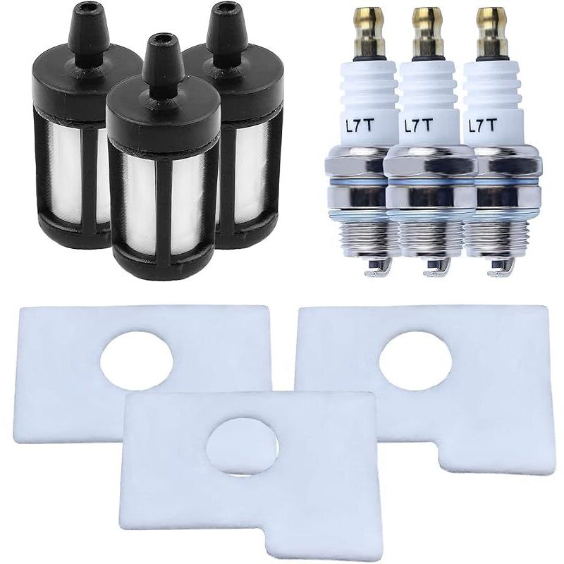3-teiliger Luftfilter Für Stihl Ms 170, Ms 180, 017, 018 Benzin-kettensägen, Mit Kraftstofffilter, L7t Zündkerze, Ersatz, Filterzubehör 1130 124 0800 (nicht Für 2-mix)