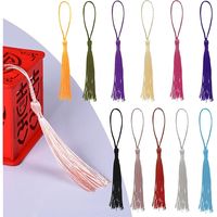 Set Mit 330 Handgefertigten Mini-seidenquasten – 11 Farben – Zur Schmuckherstellung, Souvenir-lesezeichen – Mit Schlaufe – Heimdekoration (330)