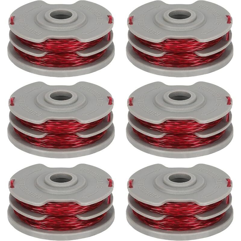 Fly021 599431790 6er-pack Freischneider-fadenspulen, Kompatibel Mit Flymo Contour 500 Xt, Power Trim 500 Xt, Mini Trim Auto St/xt/plus Xt, Mini Trim Contour Xt, Länge 11 M, Ø 1,5 Mm