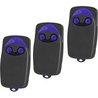 Set Mit 3 Handsendern Für Garagentoröffner, Kompatibel Mit Den Fernbedienungen Nice Flo2, Floxir Und Flox2rgate, 433,92 Mhz