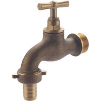 Traditioneller Außenwasserhahn, Außengewinde 20x27 - Außengewinde 20x27 + Schlauchanschluss Ø15 Noyon & Thiebault