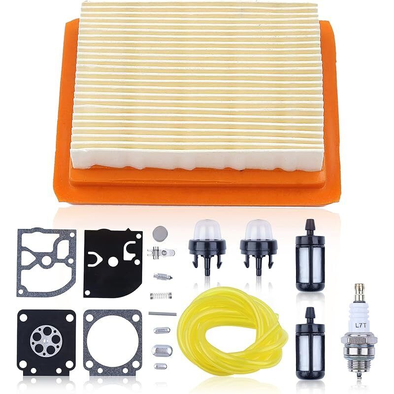 Luftfilter Für Stihl Freischneider Fs120, Fs200, Fs250, Fs300 Und Fs350 Sowie Kraftstoff-reparaturset Für Freischneider. Ersatzteil Für Rasenmäher 4134 141 0300.