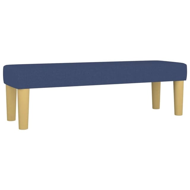 vidaXL Sitzbank Blau 100x30x30 cm Stoff 346658