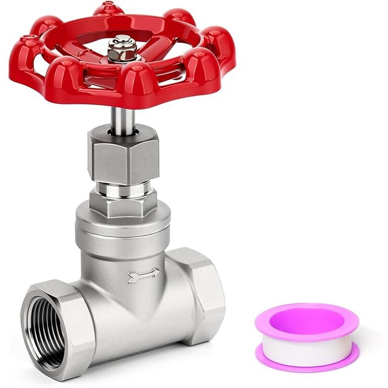 Hochleistungs-3/4" Bsp 304 Edelstahl-kugelventil, Innengewinde X Innengewinde, Mit Radgriff Für Wasser, Öl Und Gas 200 Wog.