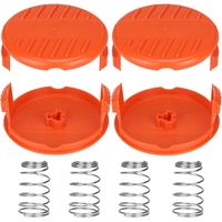 A6481 A6485 Rc-100-p Spulenkappen Für Black & Decker Gl280, Gl301, Gl425, Gl430, Gl545, Gl555, Glc13, Stc1820, St1823, Glc1825l, Glc3000. Ersatz-spulenabdeckung. (4 Kappen)