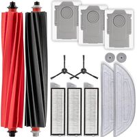 (14-teilig) Ersatzteile Für Den Roborock S8 Maxv Ultra/ S8 Max Ultra Saugroboter: 2 Rotierende Bürsten, 2 Seitenbürsten, 3 Hepa-filter, 3 Staubbeutel, 2 Große Und 2 Kleine Wischpads