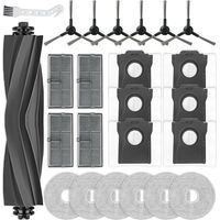 Zubehör Kompatibel Mit Dreame L10s Pro Ultra Heat, L10s Ultra Gen 2, L40 Ultra Ae, Mova E30 / E40 Ultra: 1 Hauptbürste, 4 Filter, 6 Seitenbürsten, 6 Reinigungstücher, 6 Beutel