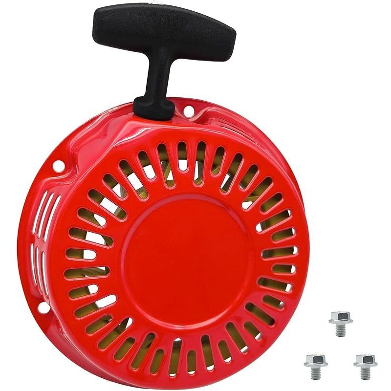 Rückstoßstarter-baugruppe Für Predator Ghost Etq Powermate All Power Echo Gentron Ai Stromgeneratoren Mit 212 Cm³, 196 Cm³ Und 6,5 Ps, Rote Farbe.