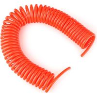 Stück 8 X 5 Mm Rückstoß-pneumatikschlauch, 15 M Roter Spiralfederschlauch, Druckluftwerkzeuge