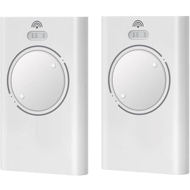 2er-pack Garagentor-fernbedienungen, 868 Mhz, 2 Kanäle, Kompatibel Mit Faac Xt4 868 Slh Lr, Xt4 868 Slh, Xt2 868 Slh, Xt2 868 Slh Lr, Weiß.