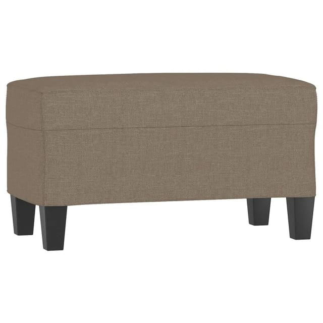 vidaXL Sitzbank Taupe 70x35x41 cm Stoff 349438