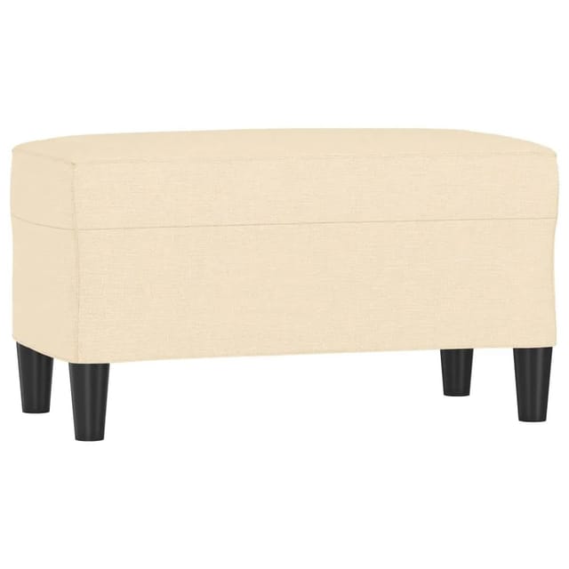 vidaXL Sitzbank Creme 70x35x41 cm Stoff 349385