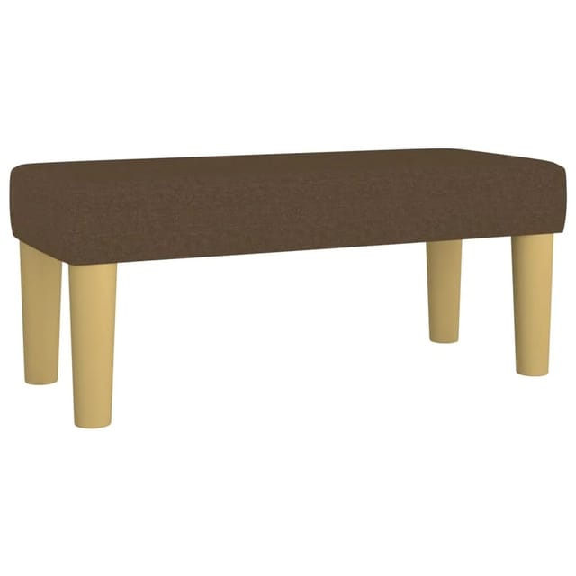 vidaXL Sitzbank Dunkelbraun 70x30x30 cm Stoff 346627