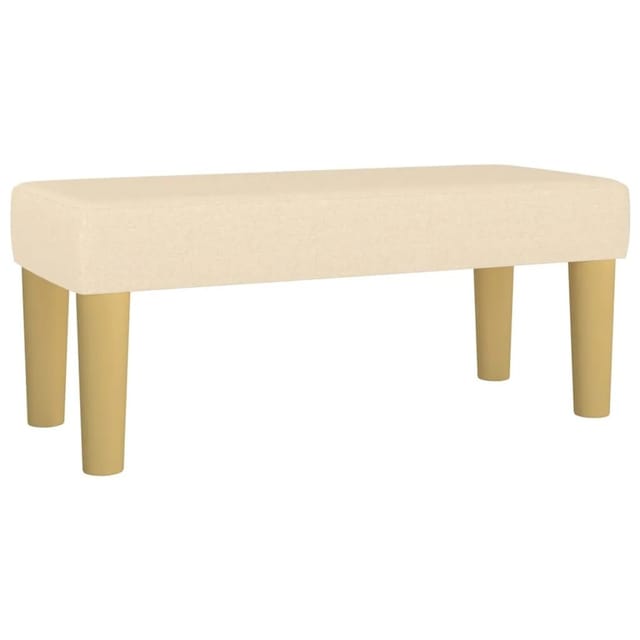 vidaXL Sitzbank Creme 70x30x30 cm Stoff 346629