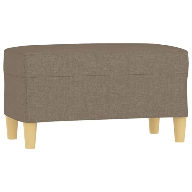 vidaXL Sitzbank Taupe 70x35x41 cm Stoff 349374