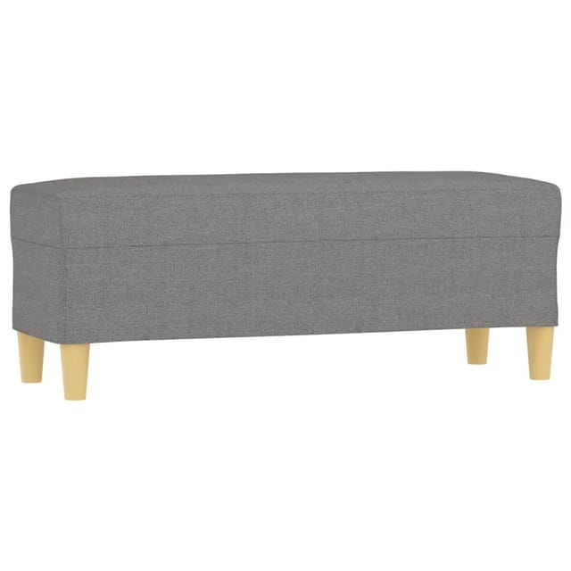 vidaXL Sitzbank Dunkelgrau 100x35x41 cm Stoff 349376