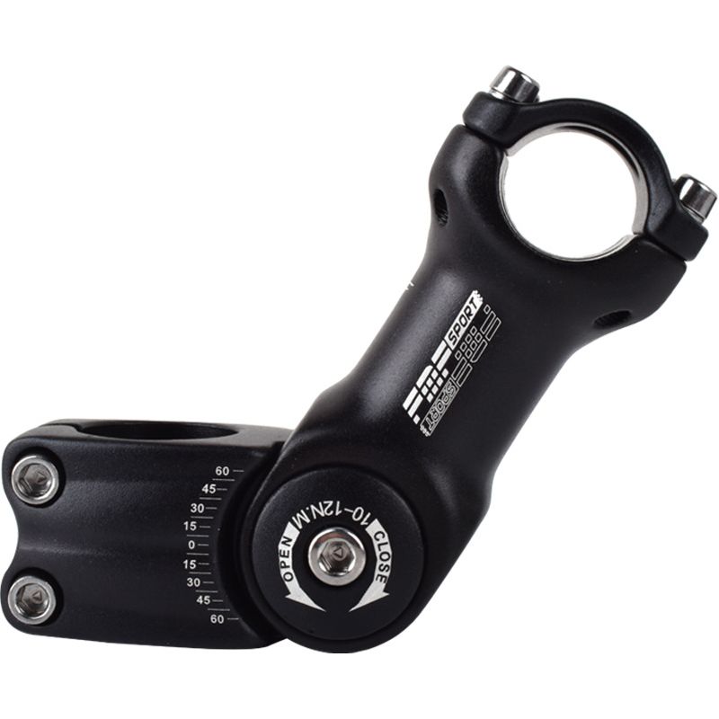 Age 31.8 Verstellbarer Vorbau 90 Mm 0-60 Grad Verstellbarer Lenkervorbau Für Die Meisten Mountainbikes Und Rennräder