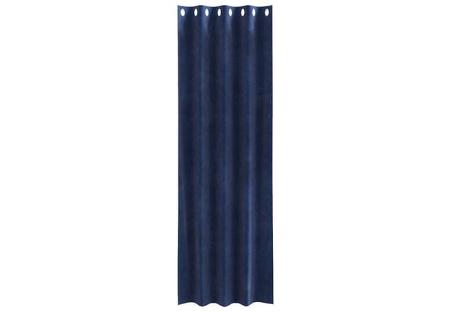 vidaXL Vorhänge 2 Stk Dunkelblau 140 x 260 cm Samt 4107197