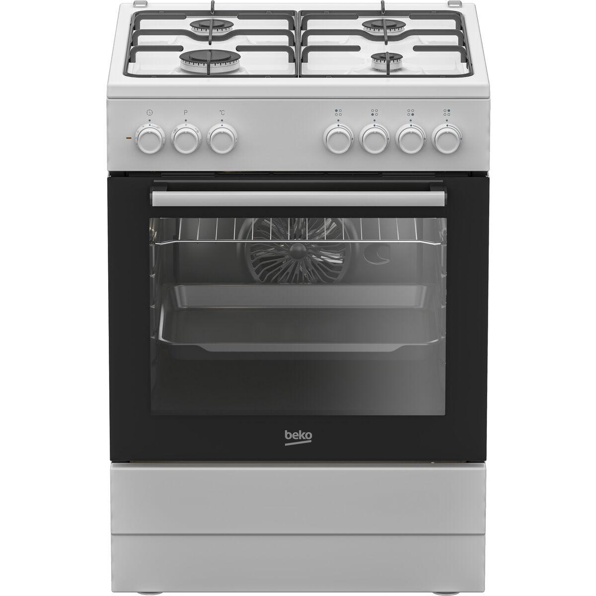 Herd Beko Fbe62120wd 4 Gasbrenner Elektrobackofen
