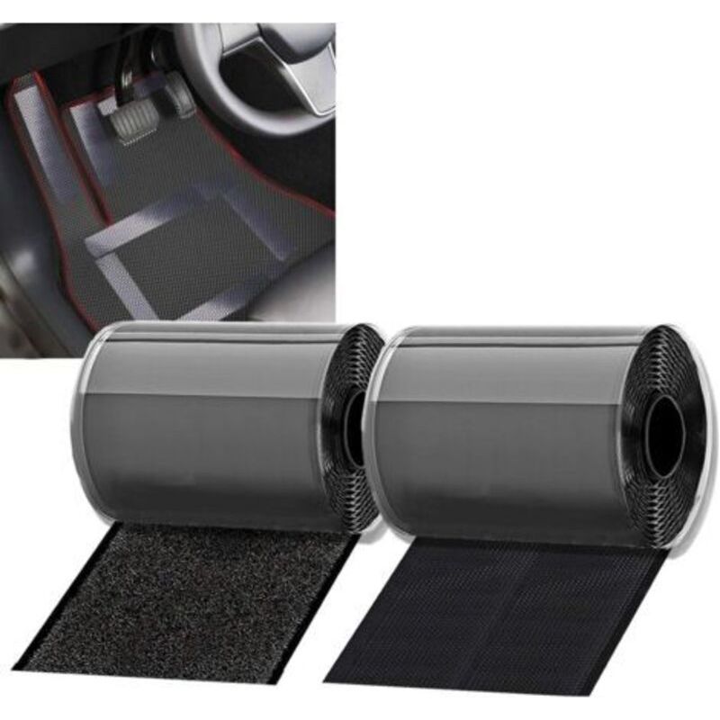 Kratzfester Klebestreifen Für Autos Und Wohnmobile, Hitzebeständig, Selbstklebender Klettstreifen Für Fußmatten, Sonnenblenden, Sitzbezüge, 11 Cm X 2 M