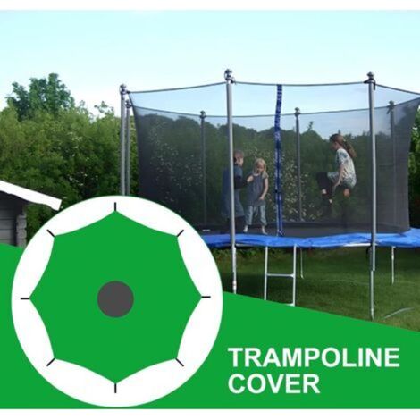 2,44 M (8 Fuß) Großes Trampolin – Geeignet Für 6-stangen-trampolinmodelle. Mit Sonnenschutz, Uv-schutz, Reißfestem, Faltbarem Und Verschließbarem Material.