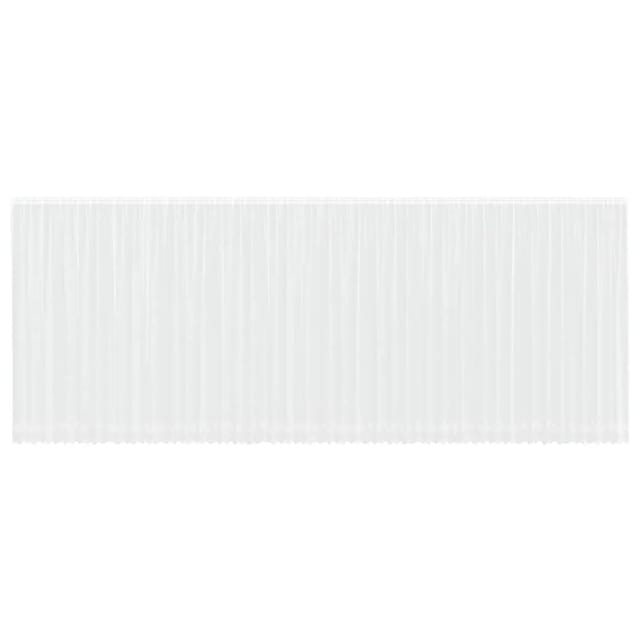 vidaXL Spitzenvorhang mit Vorhängen Weiß 1200x300cm Polyester 4107864