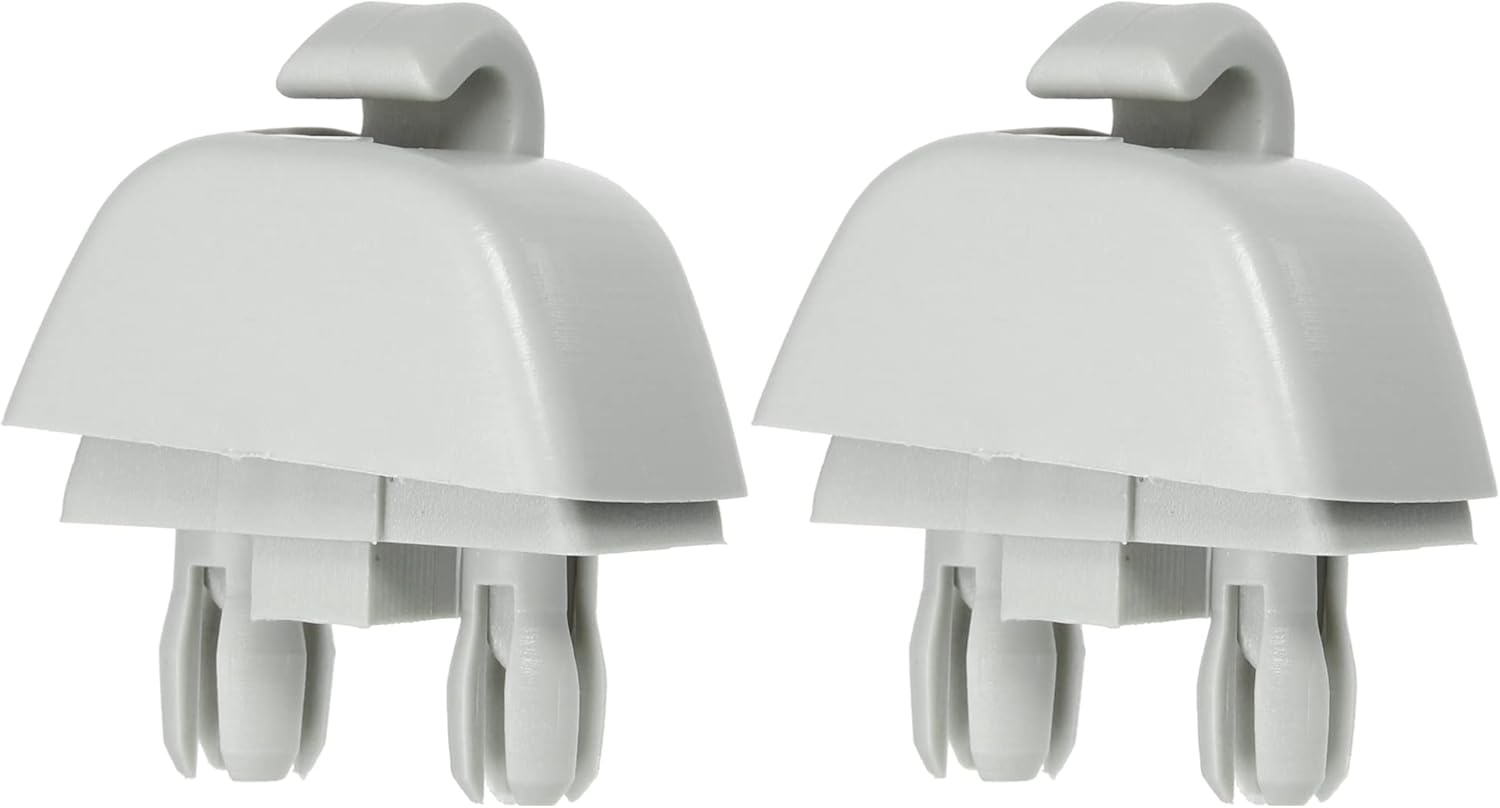 Ccykxa Voiture Plastique Soleil Visière Crochet Clip Retenue Pour Volkswagen - 2 Pcs Gris