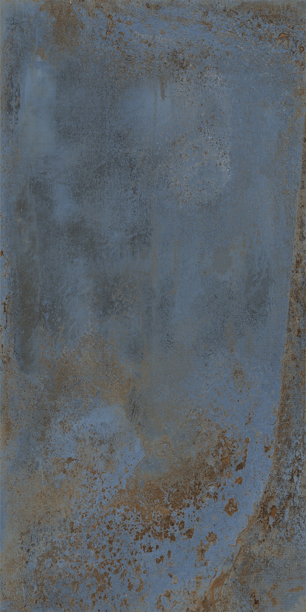 Feinsteinzeug Metalloptik Ossidato Blaue 60x120 - Efbe057 (ceramishop.de)