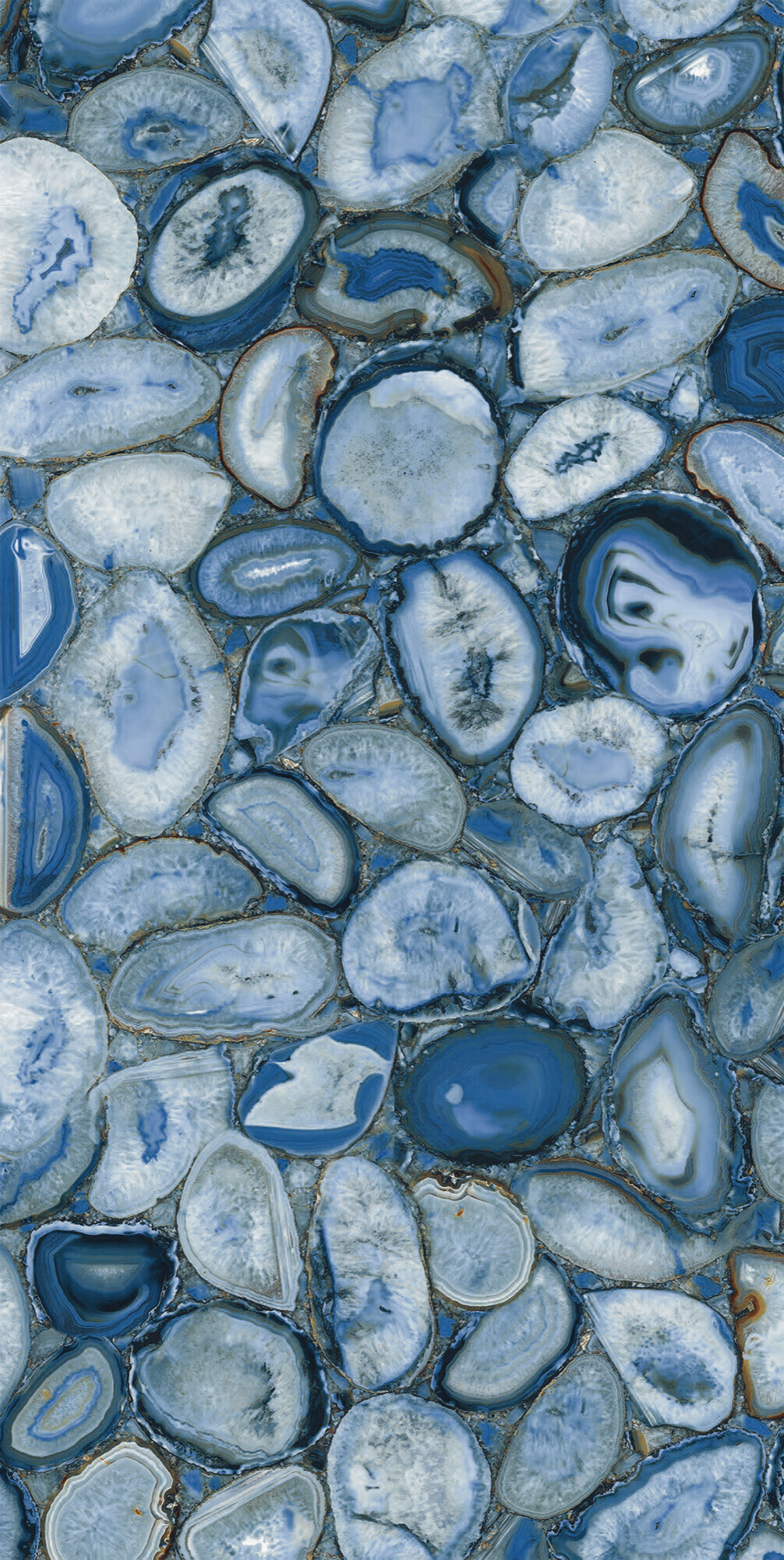 Feinsteinzeug Marmoroptik Agata Blaue Glänzend 60x120 - Eabe1503 (ceramishop.de)