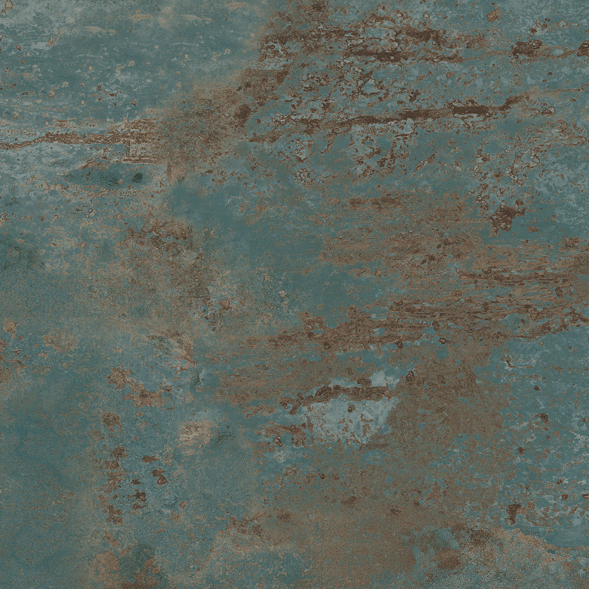 Feinsteinzeug Metalloptik Ossidato Grün 80x80 - Efjo054 (ceramishop.de)