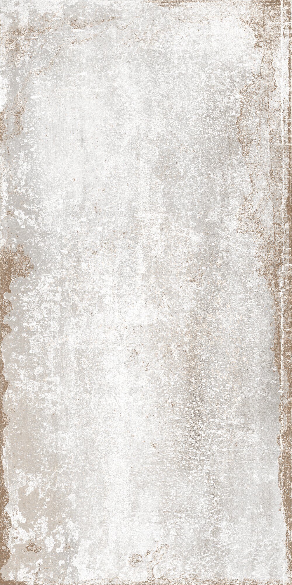Feinsteinzeug Metalloptik Ossidato Weiß 60x120 - Efwe037 (ceramishop.de)