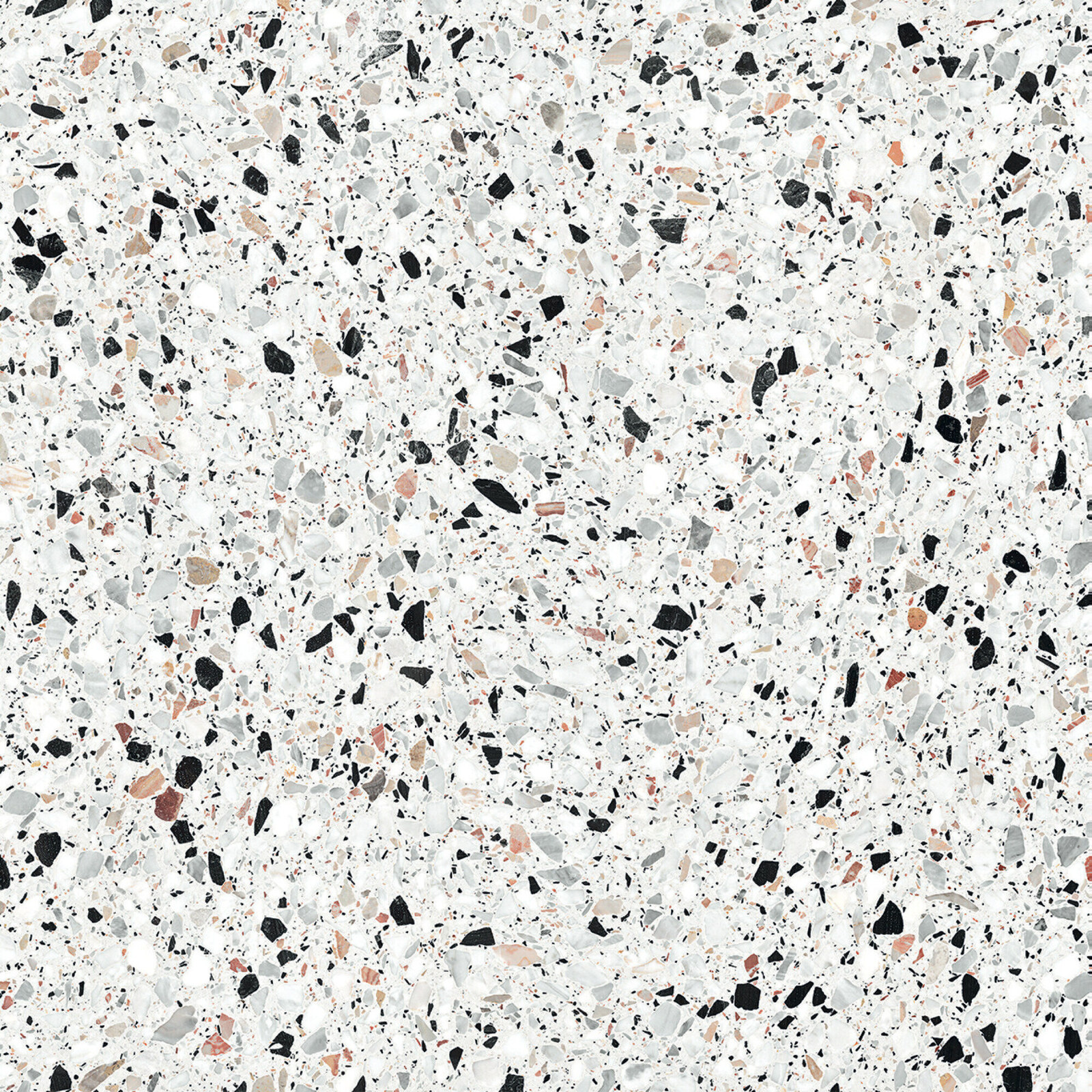 Feinsteinzeug Terrazzo Steinoptik Weiß 60x60 - Emyw1131 (ceramishop.de)