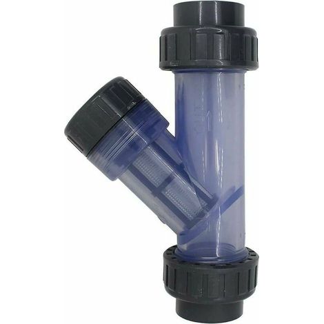 Lan Pvc-rohrfilter Y-förmiger Maschenfilter Aquarium-bewässerungssieb Pvc-rohrfilter Dn20 (25 Mm)