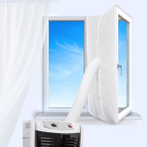 Lan 300cm Dichtungsgewebe Für Klimaanlagenfenster Und -türen, Dichtungsset Für Tragbare Klimageräte, Türen Und Fenster, Isolierung Und Kühlung, Einfache Und Bequeme Installation (300x35 Cm Fenster)