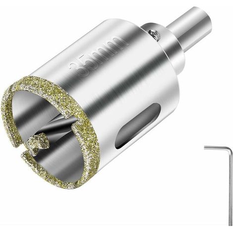 Lan 35-mm-diamant-lochsäge – Diamantbohrer Mit Zentrierbohrer – Diamant-lochsäge Für Fliesen, Glas, Keramik, Marmor Und Kalkstein – Rtgpt