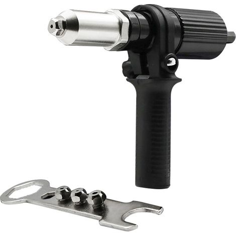 Lan Elektrische Nietpistole, Zugnietpistolenadapter Für Elektrische Bohrmaschinen, Nietmaschinen Und Nagelpistolenköpfe